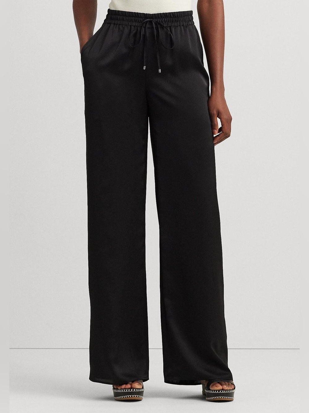 Lauren Ralph Lauren
Satin Charmeuse Wide Leg Pants, size Large